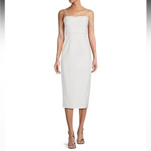 ANTONIO MELANI Ivory Midi Dress